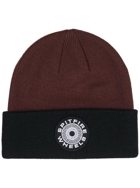 Spitfire Classic 87 Swirl Patch Beanie\Black/Dark Red