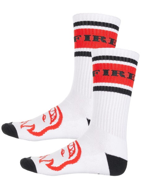 Spitfire Classic 87 Bighead Socks\White/Black/Red