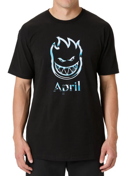Spitfire x April Chrome Bighead T-Shirt\Black