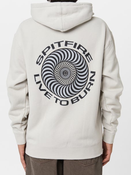 Spitfire Live To Burn Classic Hoodie\Smoke