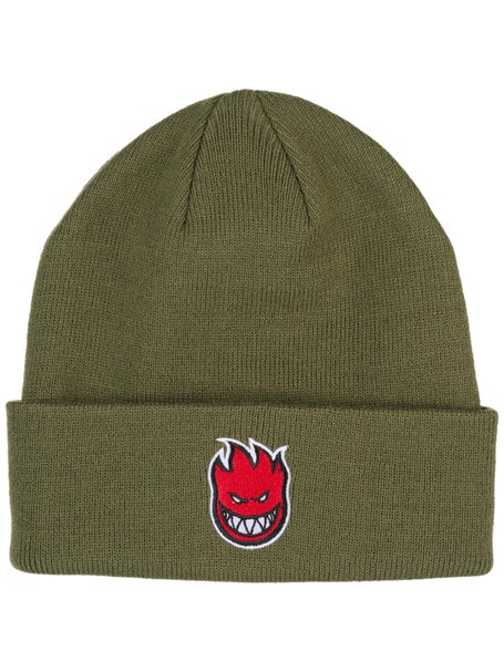 Spitfire Bighead Fill Beanie\Olive/Red