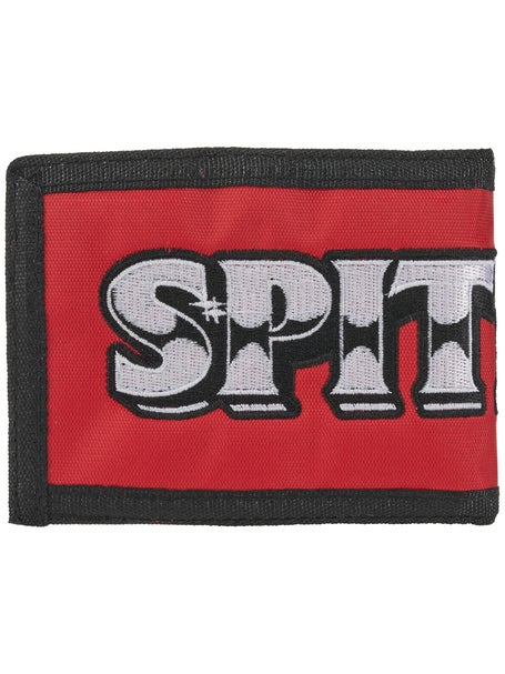 Spitfire Burnout Script Bifold Wallet\Red/Black