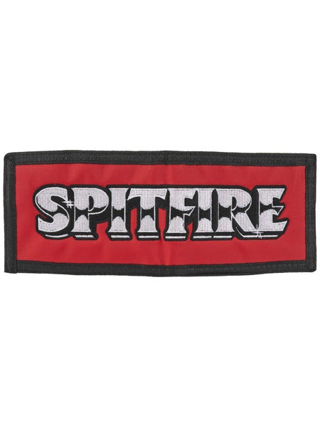 Spitfire Burnout Script Bifold Wallet\Red/Black