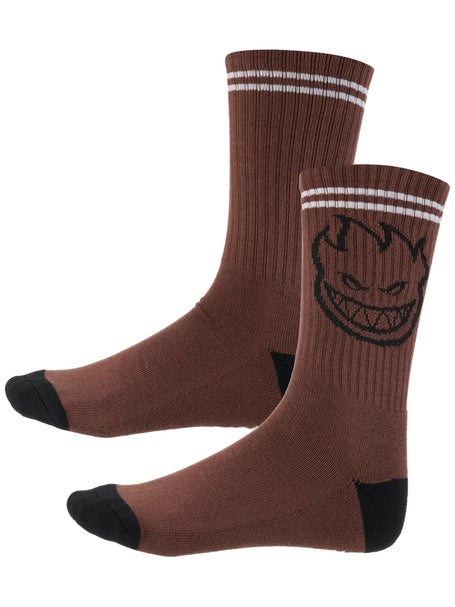 Spitfire Bighead Socks\Dark Red/Black/White