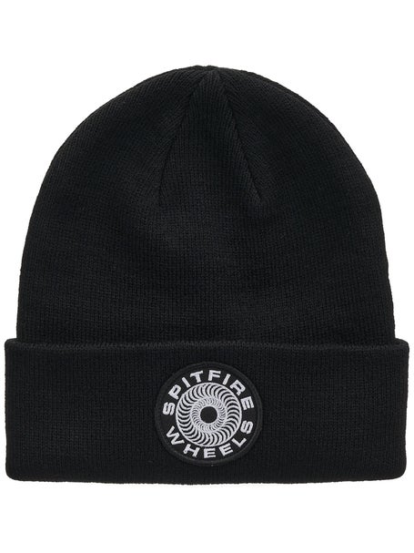 Spitfire Classic 87 Swirl Patch Cuff Beanie\Black