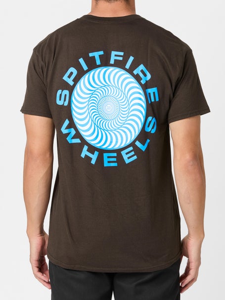 Spitfire Classic 87 Swirl Fill T-Shirt\Dark Chocolate
