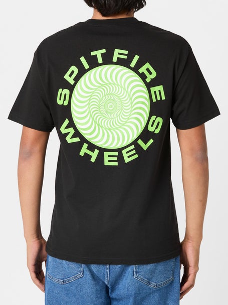 Spitfire Classic 87 Swirl Fill T-Shirt\Black/Green