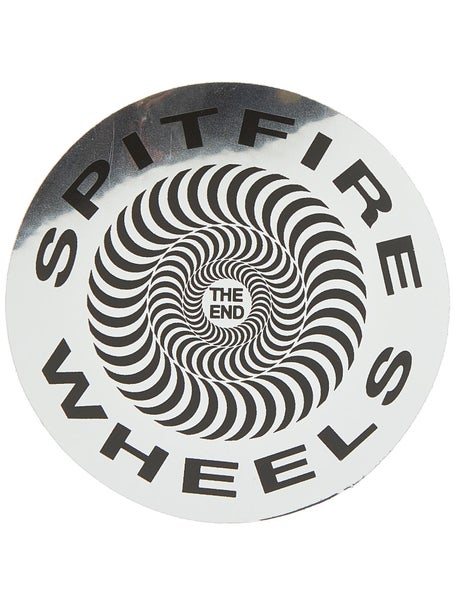 Spitfire Classic Foil Sticker Small Silver