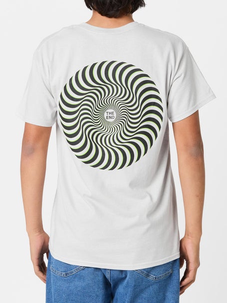 Spitfire Classic Swirl Overlay T-Shirt\Ice Grey