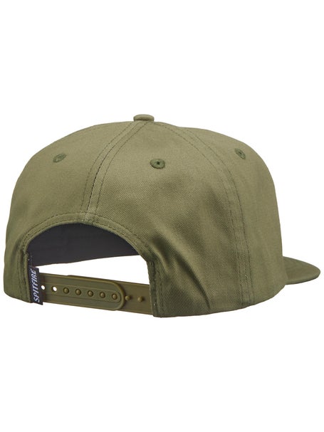Spitfire Classic 87 Swirl Patch Snapback Hat\Olive