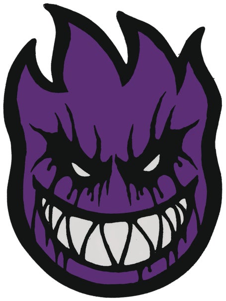 Spitfire Deathmask II Sticker Small Purple