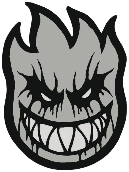 Spitfire Deathmask II Sticker Small Silver