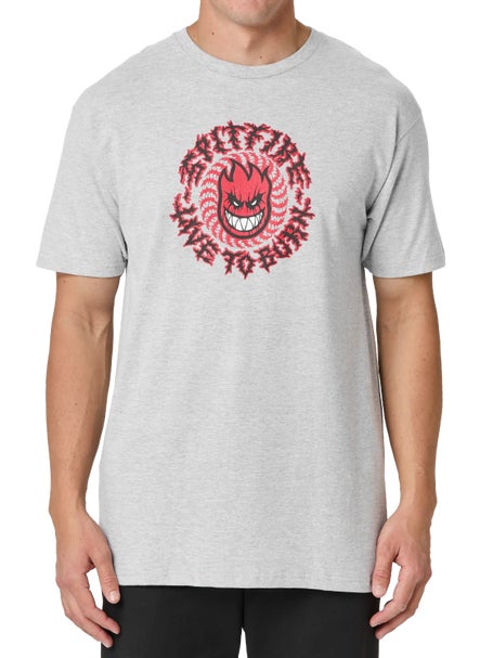 Spitfire Deathmask Classic T-Shirt\Heather Grey