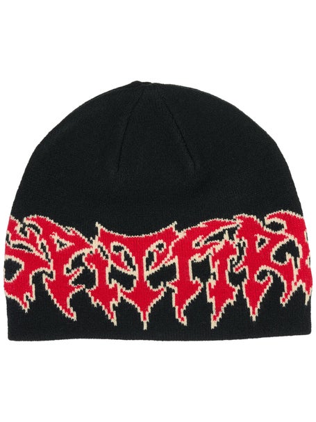 Spitfire Demon Script Skully Beanie\Black/Red