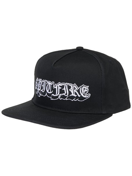 Spitfire Old E Drop Snapback Hat\Black/White