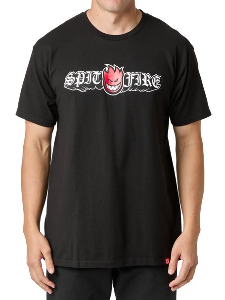 Spitfire Old E Drop Bighead T-Shirt\Black/Red
