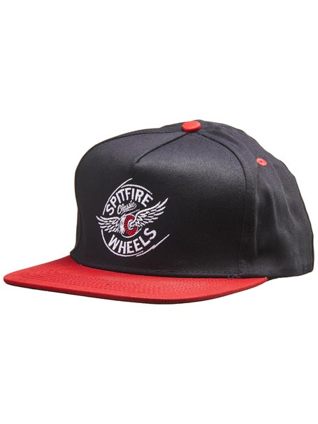 Spitfire Flying Classic Snapback Hat\Black/Red