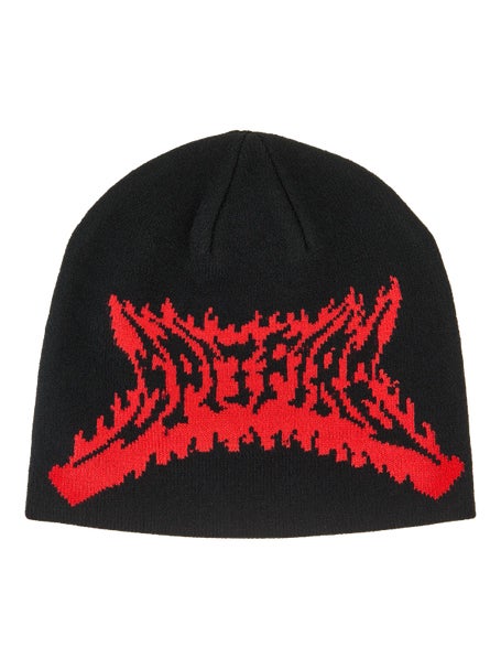 Spitfire Flame Out Skully Beanie\Black/Red