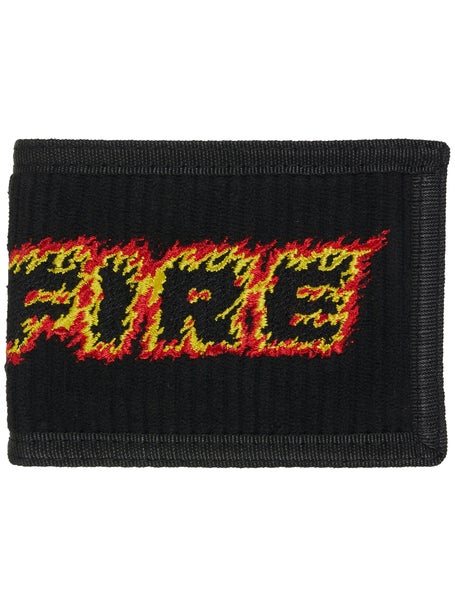 Spitfire Flames Script Bifold Wallet\Black