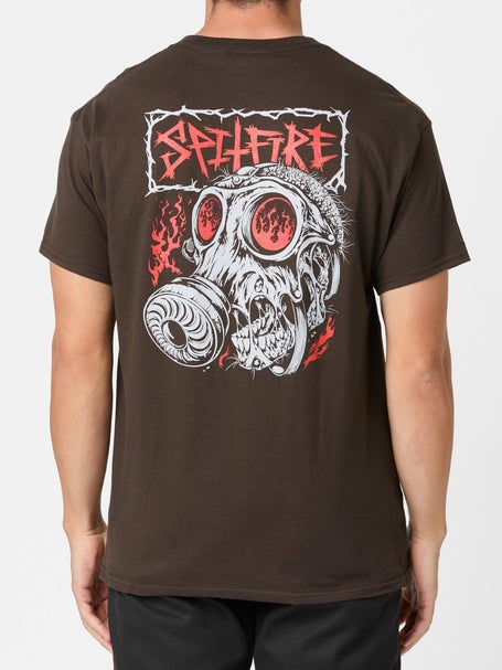 Spitfire Gas Mask T-Shirt\Dark Chocolate