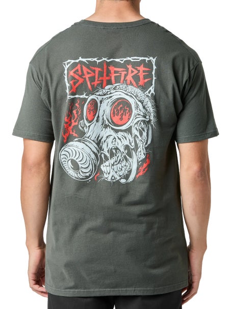 Spitfire Gas Mask T-Shirt\Charcoal