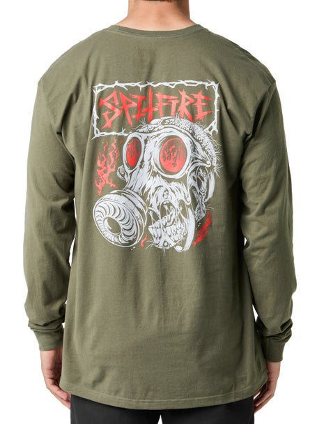 Spitfire Gas Mask Longsleeve T-Shirt\Military Green