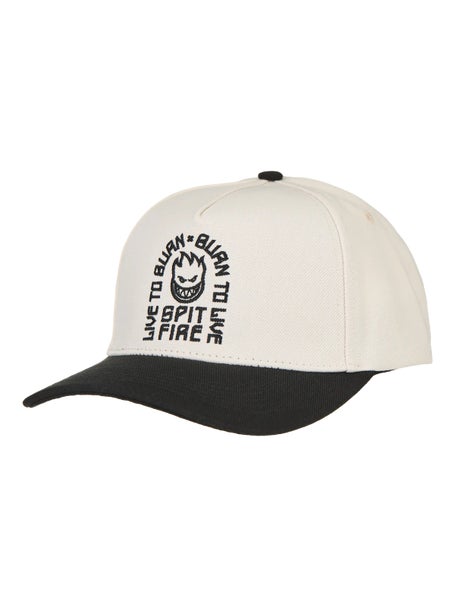 Spitfire LTB Arch Snapback Hat\Off White/Black
