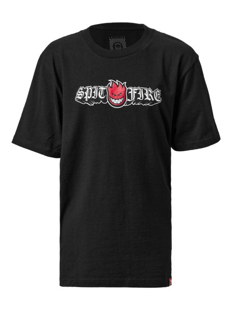Spitfire Old E Drop Bighead YOUTH T-Shirt\Black/Red