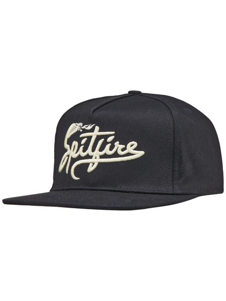 Spitfire Snake Classic Snapback Hat\Black/Cream