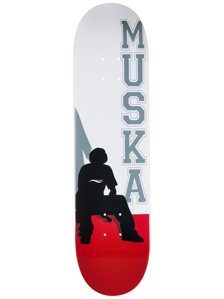 Shortys Muska Red Silhouette Deck\ .0 x 31.875