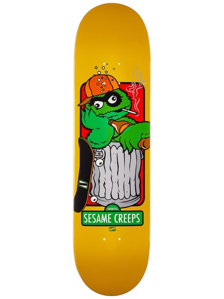 Shortys Sesame Creeps Oscar Deck\ .375 x 32.25
