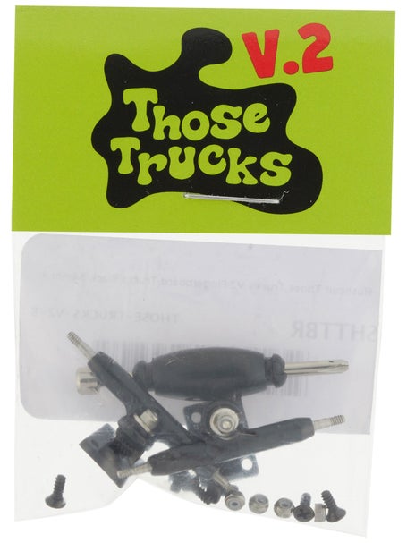 Slushcult Those Trucks V2 Fingerboard Trucks Black 34mm