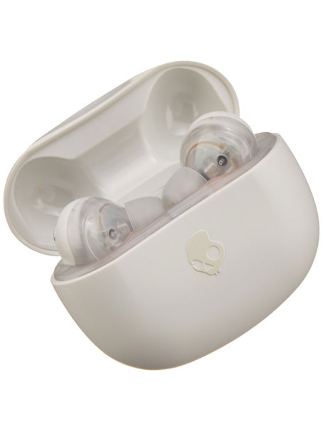 Skullcandy Rail ANC Wireless Earbuds Bone/Orange Glow