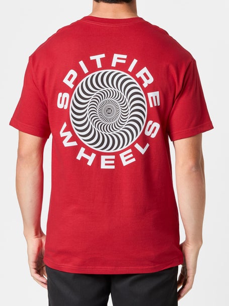 Spitfire Classic 87 Swirl Fill T-Shirt\Red/Black
