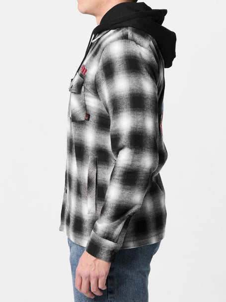 Spitfire Demonseed Hooded Flannel\Black/White