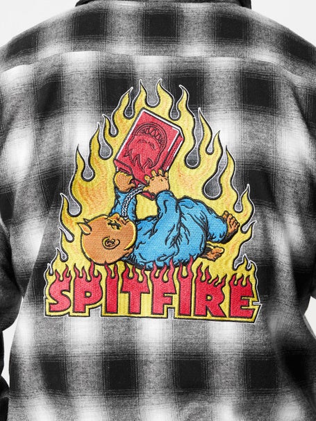 Spitfire Demonseed Hooded Flannel\Black/White