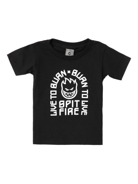 Spitfire LTB Arch Toddler T-Shirt\Black/White