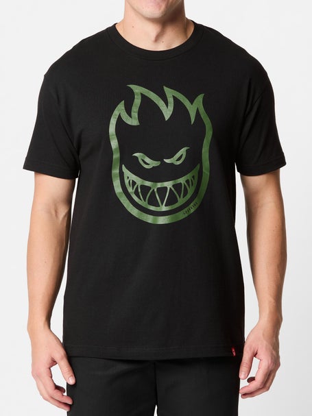 Spitfire Bighead T-Shirt\Black/Olive