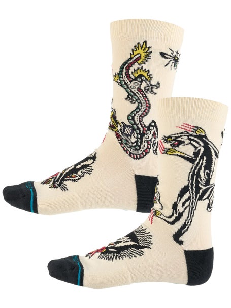 Stance x Bert Krak Battle Socks\Cream