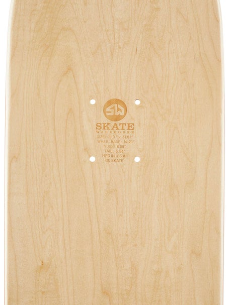 Skate Warehouse Premium Blank Deck 8.0 x 31.81