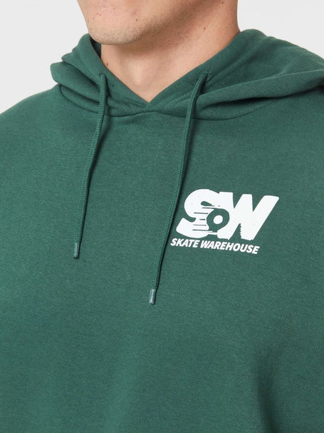 Skate Warehouse Fast Logo Hoodie Pine