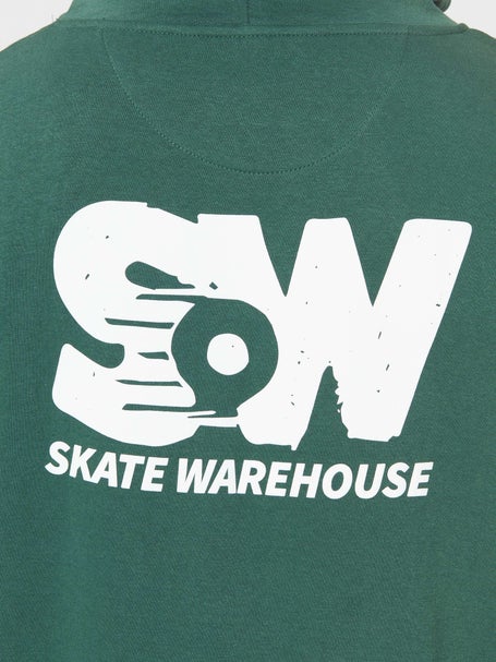 Skate Warehouse Fast Logo Hoodie Pine