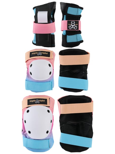 Triple 8 Saver Series Pad Set 3 Pack\Sunset
