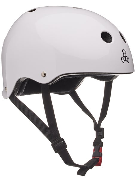 Triple 8 THE Certified Sweatsaver Helmet\Glossy White