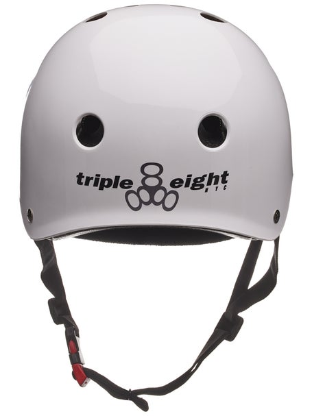 Triple 8 THE Certified Sweatsaver Helmet\Glossy White