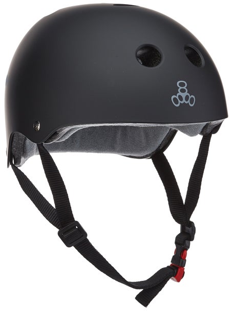 Triple 8 THE Certified Sweatsaver Helmet\Black Rubber