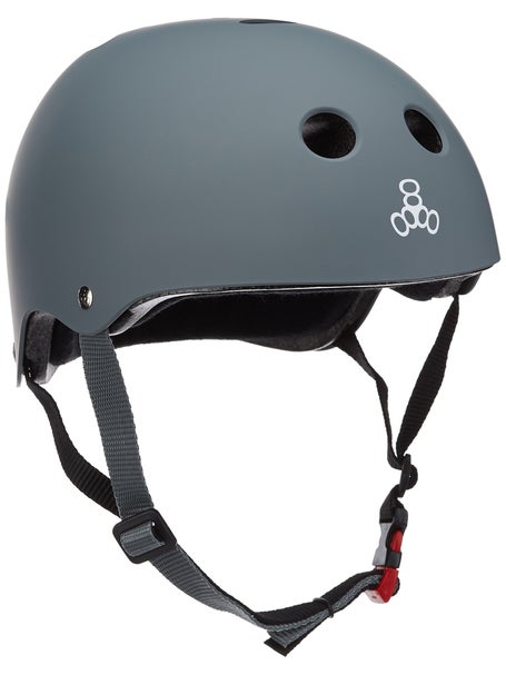 Triple 8 THE Certified Sweatsaver Helmet\Carbon Rubber