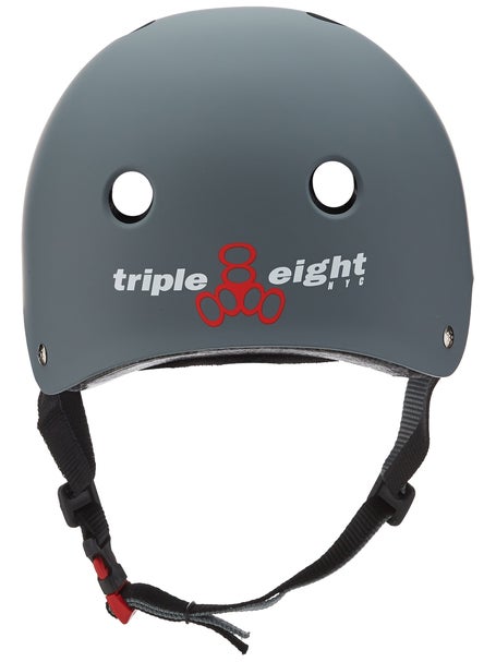 Triple 8 THE Certified Sweatsaver Helmet\Carbon Rubber