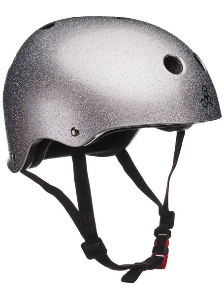 Triple 8 THE Certified Sweatsaver Helmet\Silver Glitter