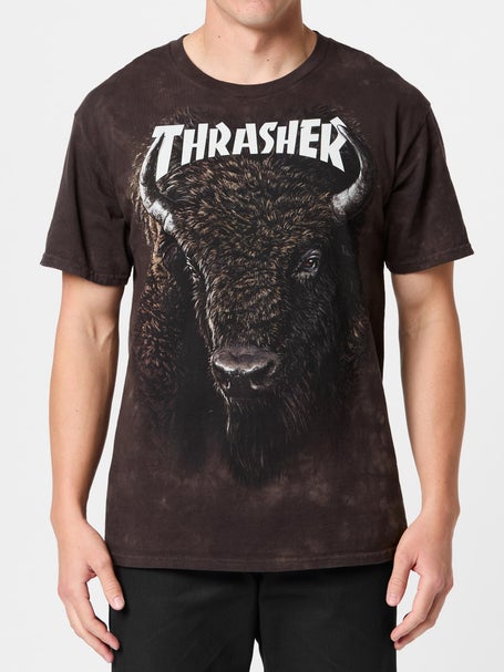 Thrasher Bison Hand Dyed T-Shirt\Brown